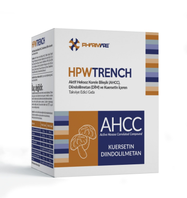 Pharmare Hpwtrench Ahcc ( Aktif Heksoz Korele Bileşik ) Diindolilmetan ve Kuersetin İçeren Takviye 60 Kapsül - 1
